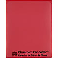 C-Line Classroom Connector School-To-Home Folders, 8-1/2" x 11", Red, Box Of 25 Folders 1 thumbnail image