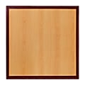 Flash Furniture 2-Tone High-Gloss Resin Square Table Top With 2"-Thick Drop-Lip, 30" x 30", Cherry/Mahogany 1 thumbnail image