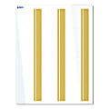 Avery® Print-To-The-Edge Labels & Sure Feed®, S00-D21-PRWGP10, 2" Round, Glossy White, Preprinted Double Dipped Gold Edge Design, Pack Of 120 1 thumbnail image