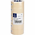 Business Source Utility-purpose Masking Tape - 60 yd x 2"- 3" Core - Tan - Crepe Paper Backing -  - 16462PK 1 thumbnail image