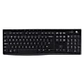 Logitech® K270 Wireless Keyboard, Black, 10459982