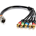 C2G RapidRun Component Video and Stereo Audio Flying Lead, 1.50'