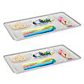 Mind Reader Mesh Desk Drawer Liners, 6-3/4" x 12-1/4", Silver, Set Of 2 Liners 1 thumbnail image