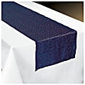 Amscan Fabric Table Runner, 13" x 72", Sapphire Sequin