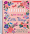 Scholastic Undated Gratitude Teacher Monthly Planner, 5”W x 11”D, Pink, July To June, 9781338617962