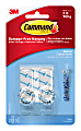 Command Damage-Free Removable Crystal Plastic Knob Hook, 2 Lb Medium, Clear 1 thumbnail image