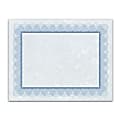 St. James Design Bond™ Blank Certificates, Regent Blue And Silver, 8 1/2" x 11", Pack Of 100