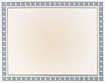 Great Papers! Foil Certificate, 8 1/2" x 11", Westminster Blue, Pack Of 15