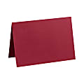 LUX Folded Cards, A2, 4 1/4" x 5 1/2", Garnet Red, Pack Of 250