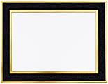 Great Papers!® Foil And Embossed Framed Certificate, 8 1/2" x 11", Black, Pack Of 15
