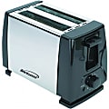 Brentwood 2-Slice Toaster, Silver/Black