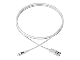 Eaton Tripp Lite Series USB-A to Lightning Sync/Charge Cable (M/M) - MFi Certified, White, 6 ft. (1.8 m) - Data / power cable - USB male to Lightning male - 6 ft - white