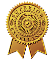 Great Papers! Foil Certificate Seals, 1 3/4", Gold Starburst, Pack Of 48 1 thumbnail image