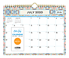 Blue Sky™ Academic Monthly Wall Calendar, 11" x 8-3/4", Morocco Mirage, July 2020 To June 2021, 119248   1 thumbnail image