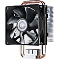 Cooler Master Hyper T2 - Compact CPU Cooler with Dual Looped Direct Contact Heatpipes - 1 x 92 mm - 2800 rpm - 1 x 54.8 CFM - Long Life Sleeve Bearing - Socket H3 LGA-1150, Socket H LGA-1156, Socket H2 LGA-1155, Socket T LGA-775, Socket FM2+, Socket FM2 1 thumbnail image