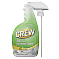 Diversey Crew Bathroom Disinfectant Cleaner, Floral, 32 Oz, Pack Of 4 Bottles 1 thumbnail image