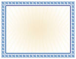 Great Papers! Value Certificate, 8 1/2" x 11", Westminster Blue, Pack Of 100