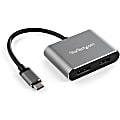 StarTech.com USB C Multiport Video Adapter - 4K 60Hz USB-C to HDMI 2.0 or DisplayPort 1.2 Monitor Adapter - CDP2DPHD 1 thumbnail image