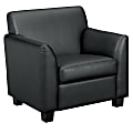 HON® Circulate™ Tailored Bonded Leather Club Chair, Black