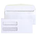 #9 Double-Window Medical/Healthcare Billing Statement Envelopes, Left Windows (Top/Bottom), Self-Seal, White, Pack Of 500 1 thumbnail image