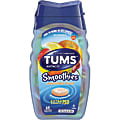 TUMS Smoothies Extra-Strength Antacid Chewable Tablets, Assorted Fruits, 60 Tablets Per Bottle