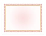 Great Papers! Foil Certificate, 8 1/2" x 11", Twisty Graph Red, Pack Of 15