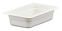 Cambro Camwear GN 1/9 Size 2" Food Pans, 2”H x 4-1/4”W x 7”D, White, Set Of 6 Pans 1 thumbnail image