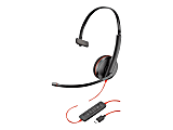 Plantronics® Blackwire® C3210 USB Headset, Black