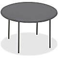 Iceberg IndestrucTable TOO Folding Table - Round Top - Four Leg Base - 4 Legs x 2" Table Top Thickness x 60" Table Top Diameter - 65267 1 thumbnail image