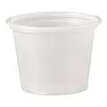 Solo Cup Polystyrene Portion Cups, 1 Oz, Translucent, Carton Of 2,500