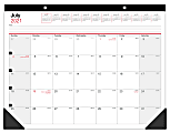 Office Depot® Brand Monthly Academic Desk Calendar, 22" x 17", 30% Recycled, July 2021 to June 2022, ODUS2033-002 1 thumbnail image