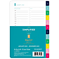 2025 AT-A-GLANCE® Simplified By Emily Ley Weekly Refill, 5-1/2" x 8-1/2", Art & Design, January 2025 To December 2025, EL100-4311