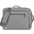Solo New York Re:Utilize Hybrid Backpack Briefcase With 15.6" Laptop Pocket, Gray