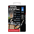 Monster Cable® Lavalier Clip-On Microphone, Aux 3.5 mm, Black 1 thumbnail image