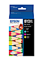 Epson® 812XL DURABrite Black; Cyan; Magenta; Yellow, Ultra High-Yield Ink Cartridges, Pack Of 4 Cartridges, T812XL-XCS