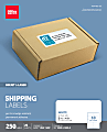 Office Depot® Brand Inkjet/Laser Shipping Labels, Rectangle, 2" x 4", White, Pack Of 250