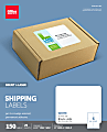 Office Depot® Brand Inkjet/Laser Shipping Labels, Rectangle, 3 1/3" x 4", White, Pack Of 150 1 thumbnail image