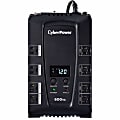 CyberPower® CP600LCD Uninterruptible Power Supply, 8 Outlets, 600VA/340 Watt 1 thumbnail image