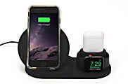 M-Edge 3-In-1 Charger For Apple Products, Black, CH-TRIP-P-B 1 thumbnail image