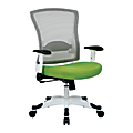 Office Star™ Space Seating Mesh Mid-Back Chair, Green/White