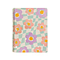 Eccolo Lena + Liam Back To School Notebook, 8-1/2" x 11", 1 Subject, College Rule, 80 Sheets, Daisy Checkerboard 1 thumbnail image