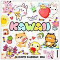 2026 Willow Creek Press Art & Design Monthly Wall Calendar, 12" x 12", Kawaii, January To December, 51665 1 thumbnail image