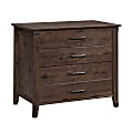 Sauder® Carson Forge 34-1/2"W x 20-3/8"D Lateral 2-Drawer File Cabinet, Coffee Oak