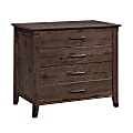 Sauder® Carson Forge 34-1/2"W Lateral 2-Drawer File Cabinet, Coffee Oak