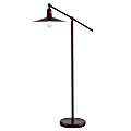 Southern Enterprises Vikram Floor Lamp, 51"H, Brushed Bronze