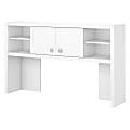kathy ireland® Office by Bush Business Furniture Echo Hutch, 60"W, Pure White, Standard Delivery