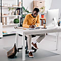 Floortex® Cleartex® Enhanced Polymer Rectangular Chair Mat For Hard Floors, 48" x 60", Clear 1 thumbnail image