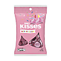 Hershey's® Birthday Milk Chocolate Kisses, Pink Foil, 7 Oz, Pack Of 3 Bags