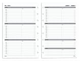 2024 TUL® Discbound Weekly Planner Refill Pages, Hourly Appointment Times, Junior Size, January To December