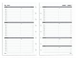 2024 TUL® Discbound Weekly Planner Refill Pages, Hourly Appointment Times, Junior Size, January To December 1 thumbnail image